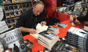 Signing books, living the dream.